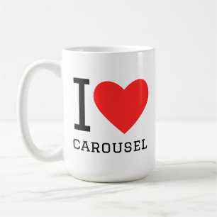 I love carousel coffee mug