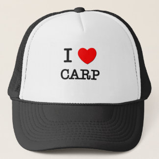 I Love Carp Trucker Hat