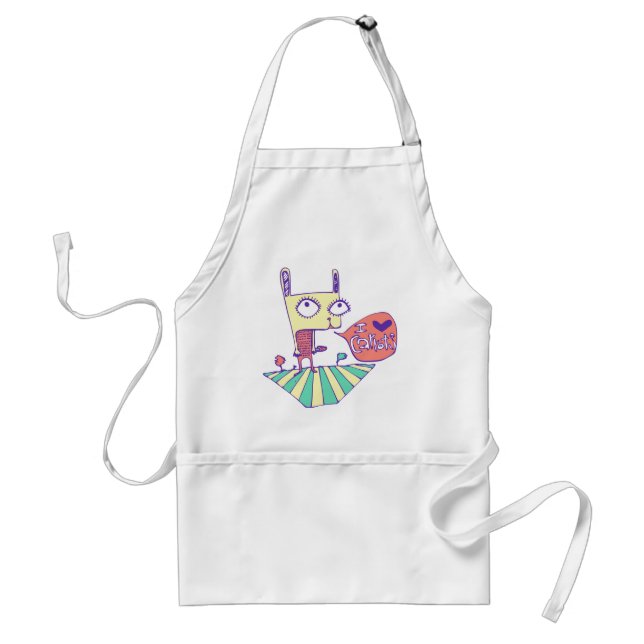 I love carrots collection standard apron (Front)