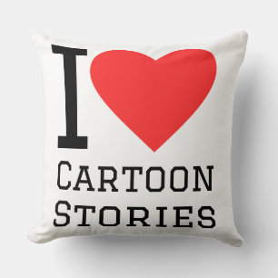I love cartoon stories cushion