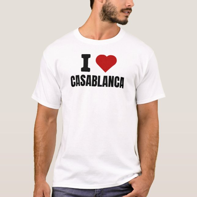 I love casablanca - I heart casablanca morocco T-Shirt (Front)
