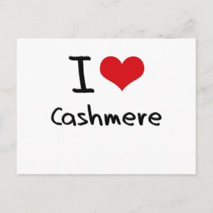 I love Cashmere Postcard