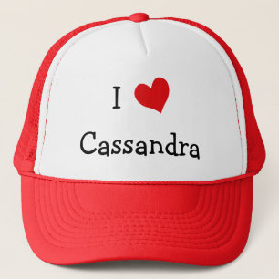 I Love Cassandra Trucker Hat