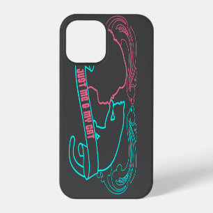 i love cat, just me and my cat iPhone 12 pro case