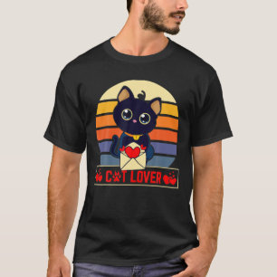 I Love Cat Letter Love Valentine's Day Heart XOXO T-Shirt