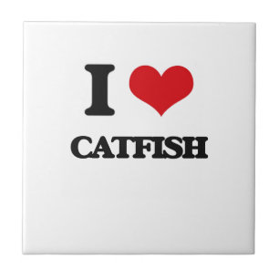 I love Catfish Ceramic Tile