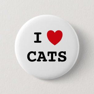 I love cats badge