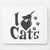 I love cats - Choose background colour