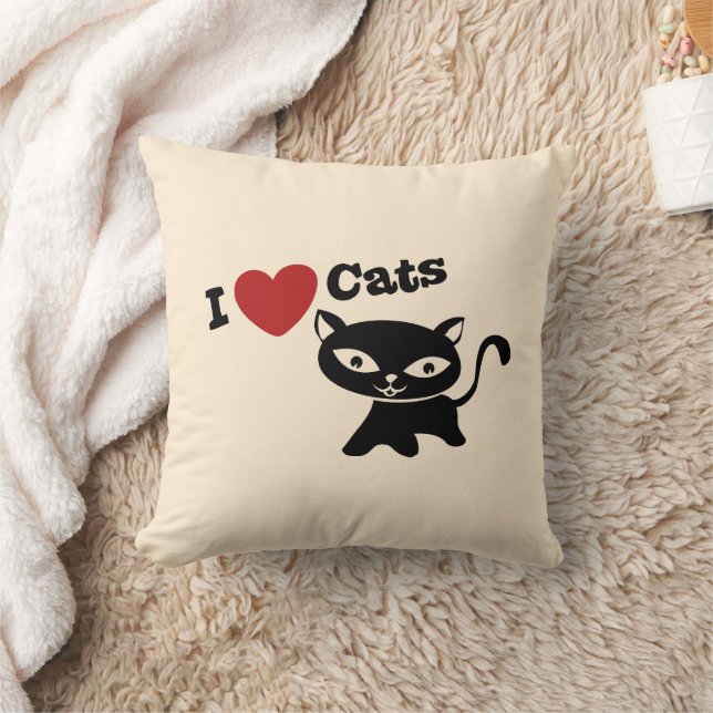 I love cats cushion (Blanket)