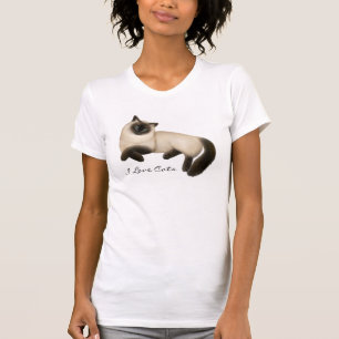 I Love Cats Customisable Scoop Neck Shirt