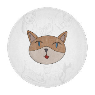 I love cats duvet cover cutting board