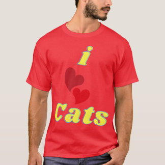 I love cats i love gift T-Shirt