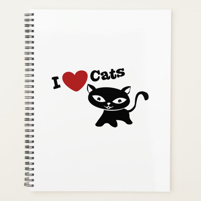 I love cats planner (Front)