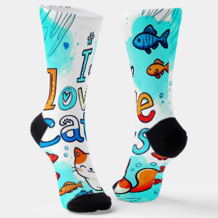 I LOVE CATS SOCKS