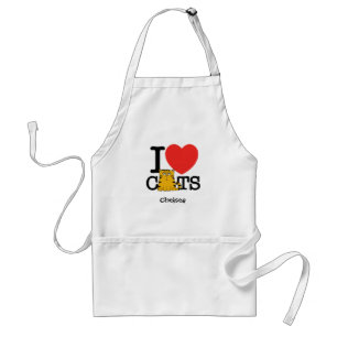 I Love Cats Standard Apron