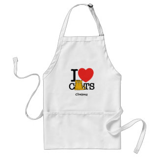 I Love Cats Standard Apron