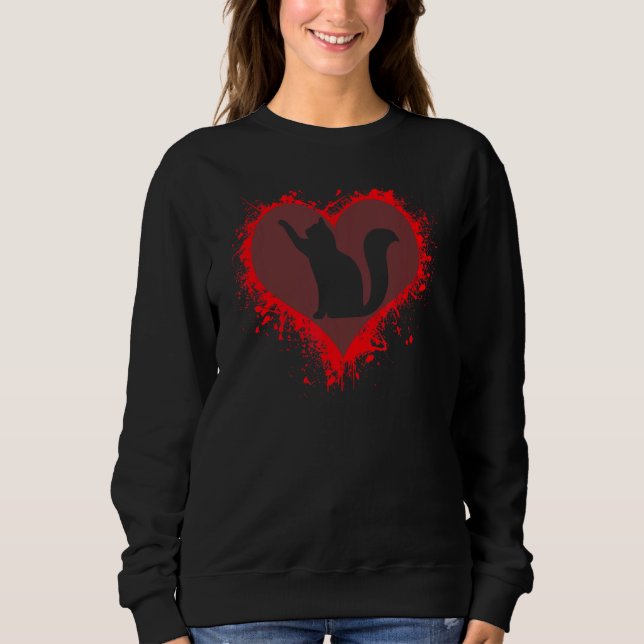 I Love Cats Sweatshirt (Front)