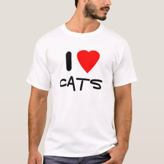 I Love Cats T-Shirt