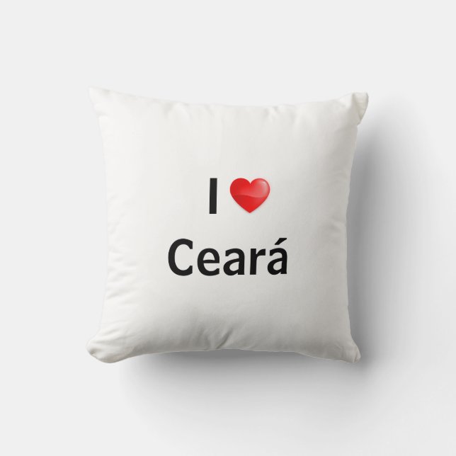 I love Ceará Cushion (Front)