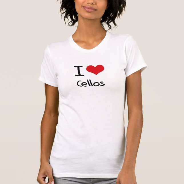 I love Cellos T-Shirt (Front)