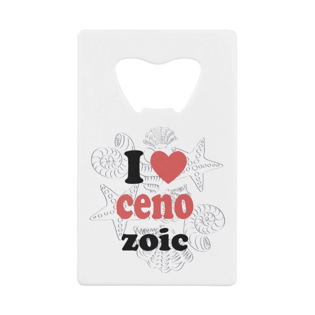 I love Cenozoic funny quote for scientists (Front)