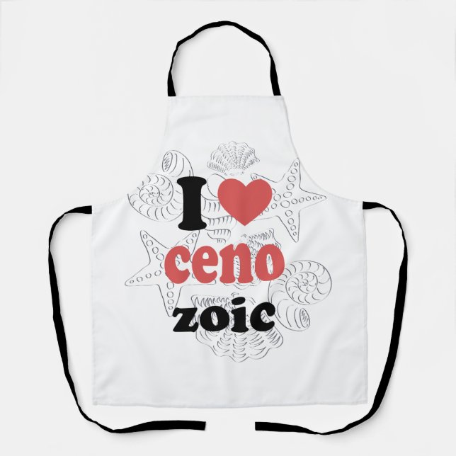 I love Cenozoic funny quote for scientists Apron (Front)