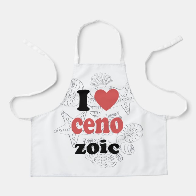 I love Cenozoic funny quote for scientists Apron (Front)
