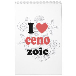 I love Cenozoic funny quote for scientists Calendar