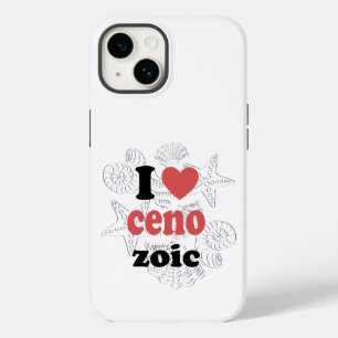 I love Cenozoic funny quote for scientists Case-Mate iPhone 14 Case