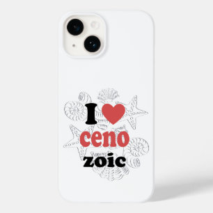 I love Cenozoic funny quote for scientists Case-Mate iPhone 14 Case