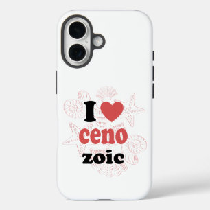 I love Cenozoic funny quote for scientists iPhone 16 Case