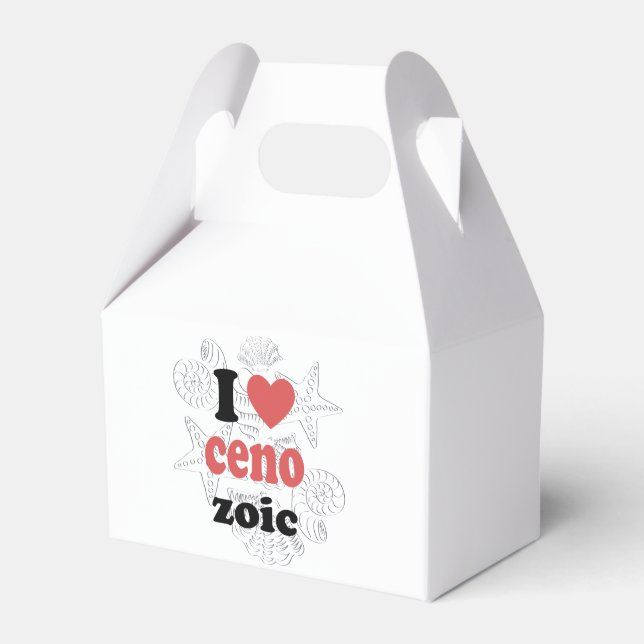 I love Cenozoic funny quote for scientists Favour Box (Front Side)