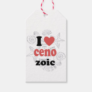 I love Cenozoic funny quote for scientists Gift Tags
