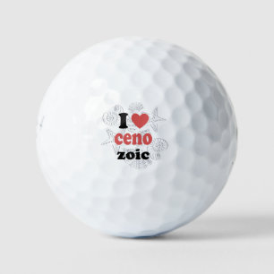 I love Cenozoic funny quote for scientists Golf Balls