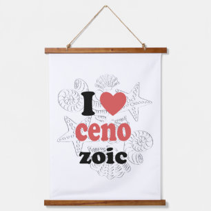 I love Cenozoic funny quote for scientists Hanging Tapestry