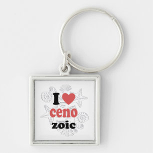 I love Cenozoic funny quote for scientists Key Ring