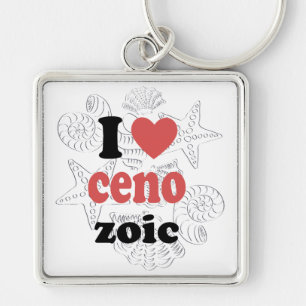 I love Cenozoic funny quote for scientists Key Ring