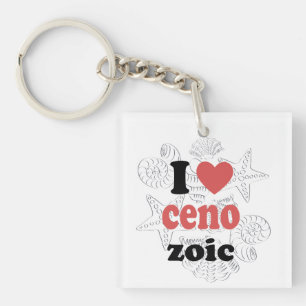 I love Cenozoic funny quote for scientists Key Ring