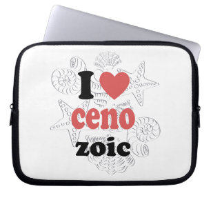 I love Cenozoic funny quote for scientists Laptop Sleeve