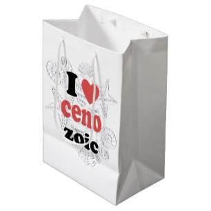 I love Cenozoic funny quote for scientists Medium Gift Bag