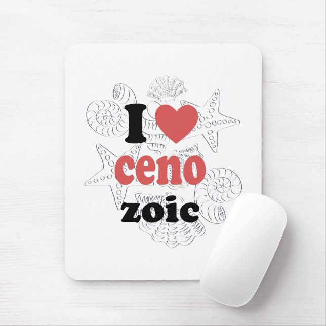 I love Cenozoic funny quote for scientists Mouse Pad (With Mouse)