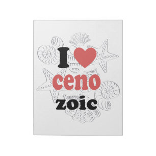 I love Cenozoic funny quote for scientists Notepad