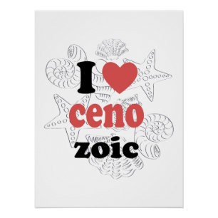 I love Cenozoic funny quote for scientists Poster