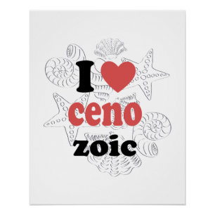 I love Cenozoic funny quote for scientists Poster