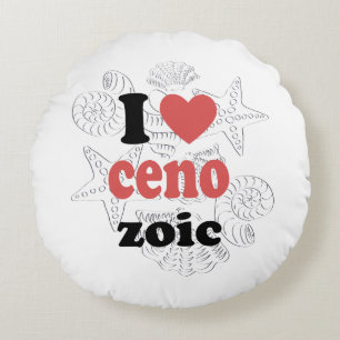 I love Cenozoic funny quote for scientists Round Cushion