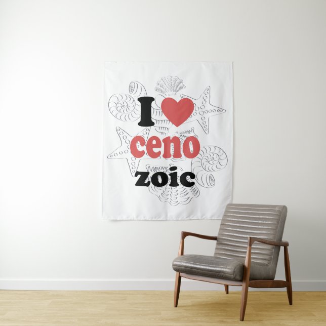I love Cenozoic funny quote for scientists Tapestry (In Situ)
