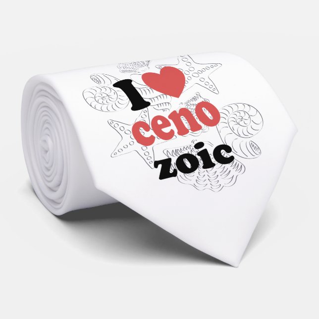 I love Cenozoic funny quote for scientists Tie (Rolled)