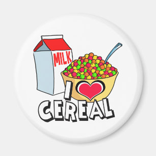 I LOVE CEREAL MAGNET
