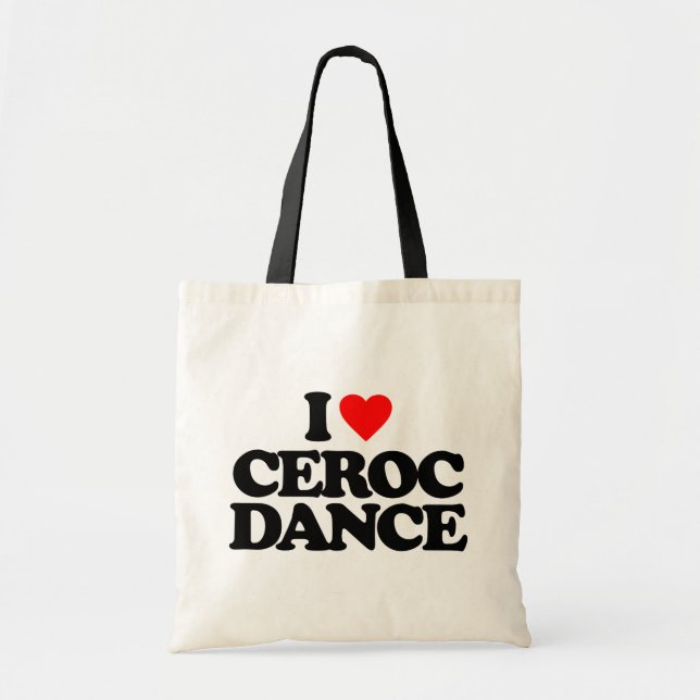 I LOVE CEROC DANCE TOTE BAG (Front)