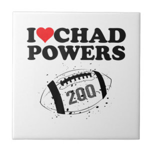 I love Chad Powers 200 American Football Undercove Ceramic Tile